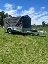 Load image into Gallery viewer, 9x5 Braked CAGED- CANVAS COVER- TRAILER 1.6 GVM