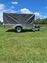 Load image into Gallery viewer, 9x5 Braked CAGED- CANVAS COVER- TRAILER 1.6 GVM