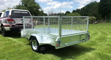 Load image into Gallery viewer, 8x5 Single Axle Tilt 600mm Caged Trailer - GIVE US A CALL