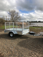 Load image into Gallery viewer, 8x5 Single Axle 900mm High Caged Tilt Trailer - GIVE US A CALL