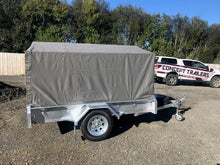 Load image into Gallery viewer, 8x5 Single Axle Tilt 900m Cage & Road Cover - GIVE US A CALL