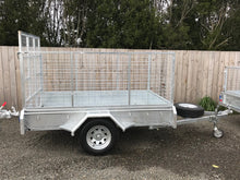 Load image into Gallery viewer, 8x5 Single Axle 900mm Cage High Ramped Tilt Trailer - GIVE US A CALL