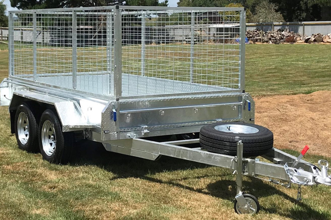 10x5 TANDEM BRAKED CAGED TRAILER 2500kgs GVM