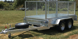 10x5 TANDEM BRAKED CAGED TRAILER 2500kgs GVM