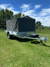 Load image into Gallery viewer, 9x5 Braked CAGED- CANVAS COVER- TRAILER 1.6 GVM
