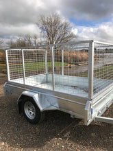 Load image into Gallery viewer, 8x5 Single Axle 900mm High Caged Tilt Trailer - GIVE US A CALL
